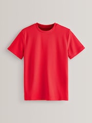 Red Single Sports T-Shirt (3-16yrs) - Image 9 of 9