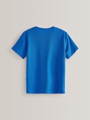Cobalt Blue Single Sports T-Shirt (3-16yrs) - Image 2 of 3