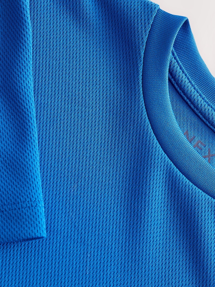 Cobalt Blue Single Sports T-Shirt (3-16yrs) - Image 3 of 3