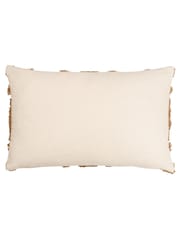 furn. Yellow Lamar Geometric Tufted Loop Cotton Cushion - Image 3 of 7
