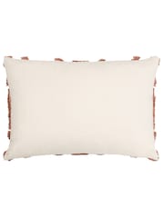 furn. Brown Lamar Geometric Tufted Loop Cotton Cushion - Image 3 of 7
