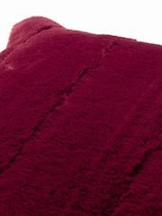 Riva Paoletti Ruby Red 55 x 55cm Empress Large Faux Fur Cushion - Image 3 of 6
