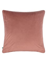 Wylder Green Dusk Monkey Embroidered Piped Velvet Cushion - Image 3 of 6