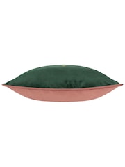 Wylder Green Dusk Monkey Embroidered Piped Velvet Cushion - Image 4 of 6
