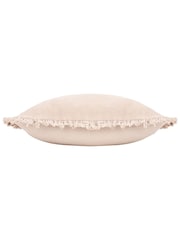 Yard Natural Beige 45 x 45cm Bertie 100% Washed Cotton Velvet Cushion - Image 3 of 7