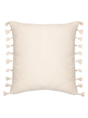 furn. Black Kalai Geometric Tufted Woven Cotton Cushion - Image 3 of 7