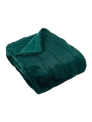 Riva Home Emerald Empress Faux Fur Throw - Image 4 of 5