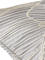 Wylder Grey Seymour Embroidered Woven Jacquard Piped Cushion 2 Pack - Image 3 of 6