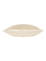 Wylder 2 Pack Natural Seymour Embroidered Woven Jacquard Piped Cushions - Image 2 of 6