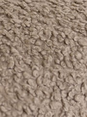 The Linen Yard Taupe Brown 2 Pack Cabu Chunky Textured Bouclé Cushions - Image 3 of 6