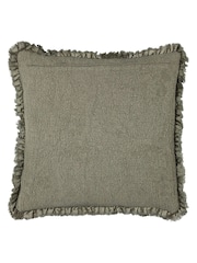 Бархатная подушка из выбеленного хлопка Yard 45 x 45см Bertie 100 - Изображение 3 из 7