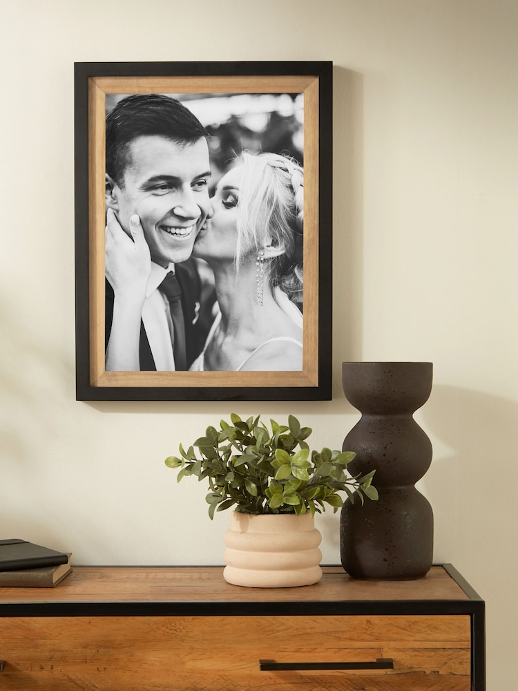 Black Bronx Wood Large Picture Frame - Image 1 of 6