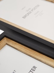 Black Bronx Wood Large Picture Frame - Image 6 of 6