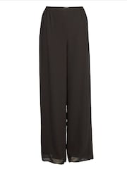 Gina Bacconi Chiffon Layered Slit Trousers - Image 5 of 5