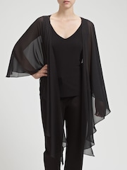 Gina Bacconi Chiffon Shawl CoverUp - Image 1 of 5