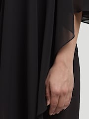 Gina Bacconi Chiffon Shawl CoverUp - Image 4 of 5