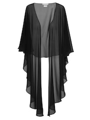 Gina Bacconi Chiffon Shawl CoverUp - Image 5 of 5