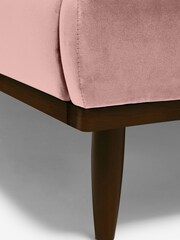 Swoon Opulent Velvet Blush Pink Klee Upholstered Ottoman Storage Bed Frame - Image 2 of 5