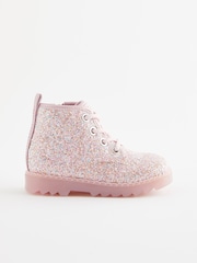 Pink Glitter Light-Up Boots - Image 2 of 6