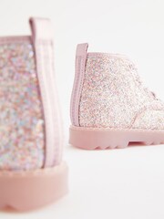 Pink Glitter Light-Up Boots - Image 4 of 6
