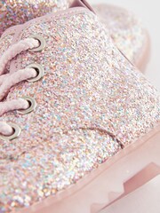 Pink Glitter Light-Up Boots - Image 5 of 6
