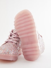 Pink Glitter Light-Up Boots - Image 6 of 6