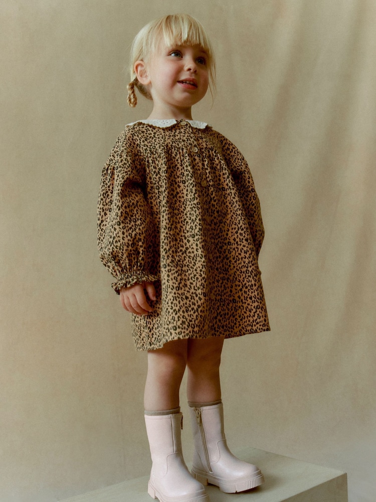 Beige Neutral Tall Chunky Boots - Image 2 of 8