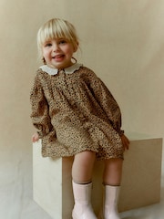 Beige Neutral Tall Chunky Boots - Image 3 of 8