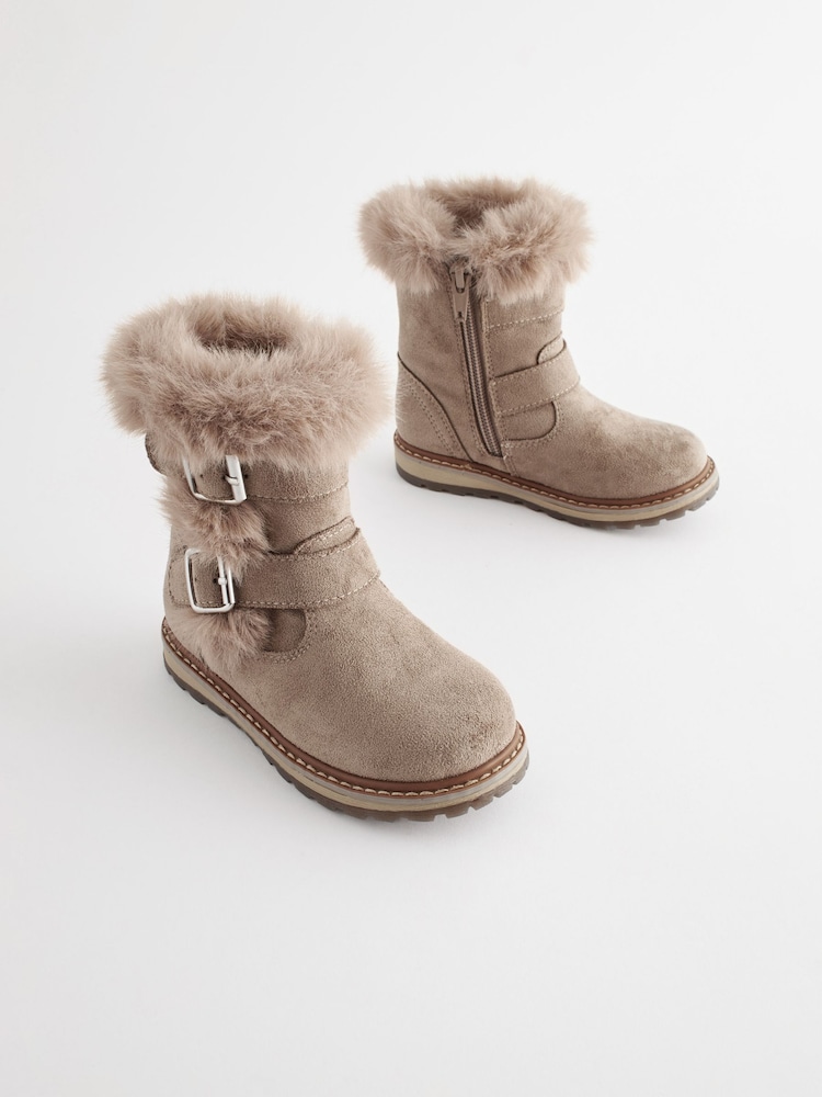 Mink Grey Pull-On Boots - Image 1 of 5