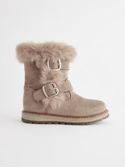 Mink Grey Pull-On Boots - Image 2 of 5