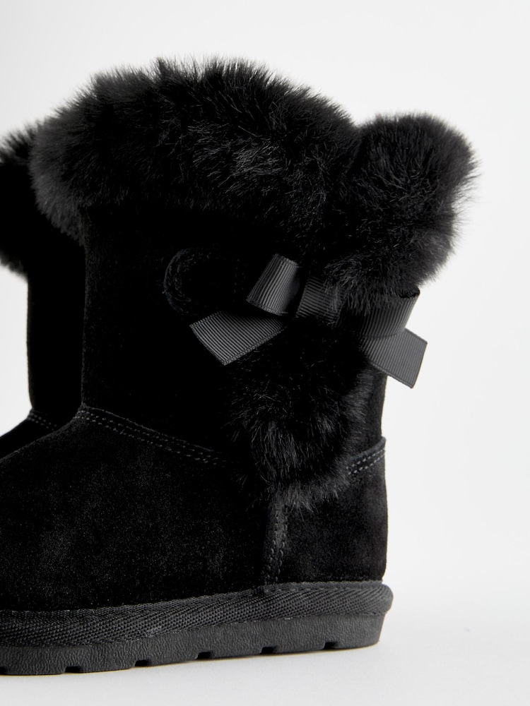 Black Water Repellent Pull-On Boots - Image 5 of 5