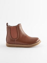 Tan Brown Standard Fit (F) Chelsea Ankle Boots - Image 2 of 5