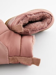 Fig Pink Quilted Boots - Image 4 of 5
