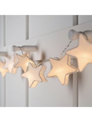 Lights4fun Paper Star Battery Operated Fairy Lights - Image 4 of 6