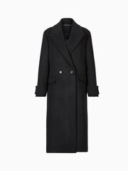 AllSaints Black Mabel Coat - Image 7 of 7