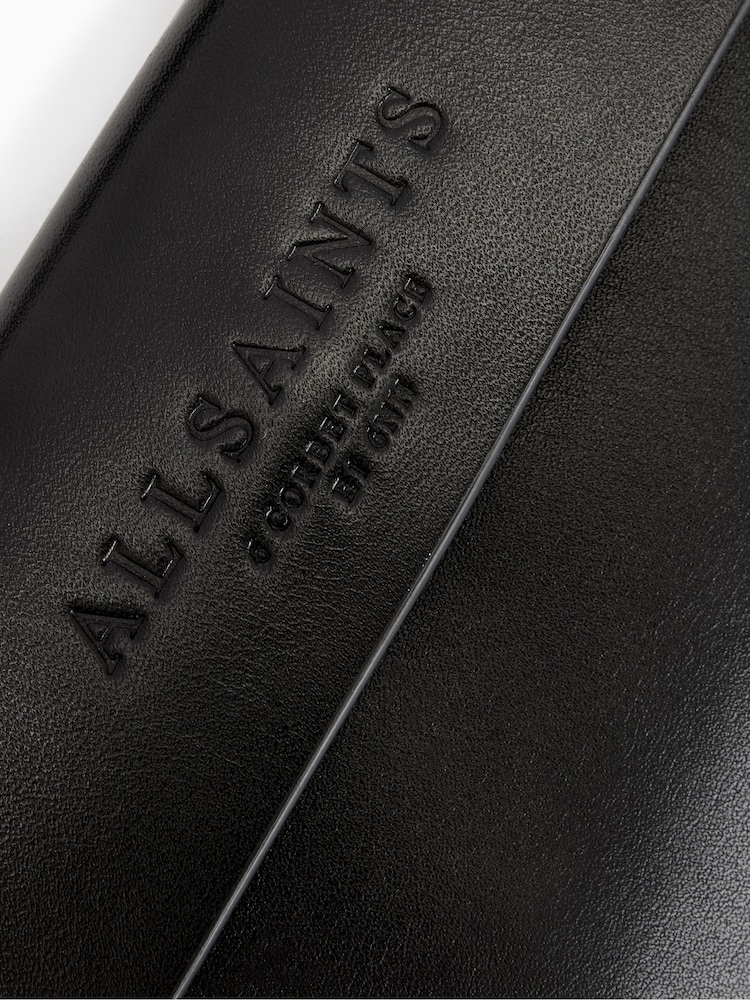 AllSaints Black Cross-Body Zoe Bag - Image 7 of 7