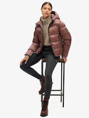 Superdry Natural Slouchy Stitch Roll Neck Knit Jumper - Image 2 of 8