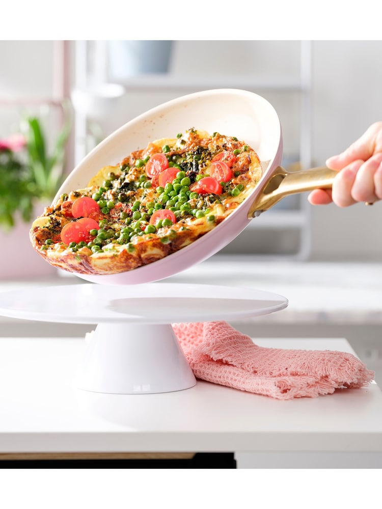 Green Pan Blush Pink 2 Piece Padova Reserve Frypan Set 20cm & 26cm - Image 1 of 3 Green Pan Blush Pink 2 Piece Padova Reserve Frypan Set 20cm & 26cm - Image 1 of 3