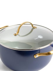 Green Pan 6 Piece Oxford Blue Padova Reserve Pan Set - Image 4 of 6