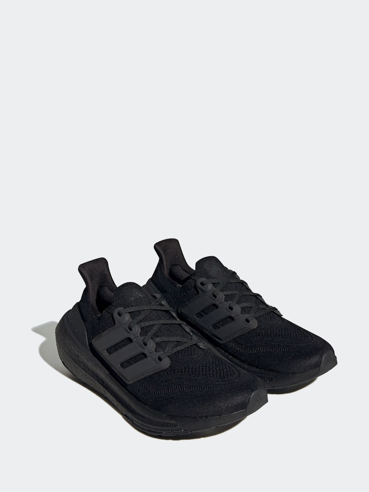 adidas Black Ultraboost Light Trainers - Image 3 of 11