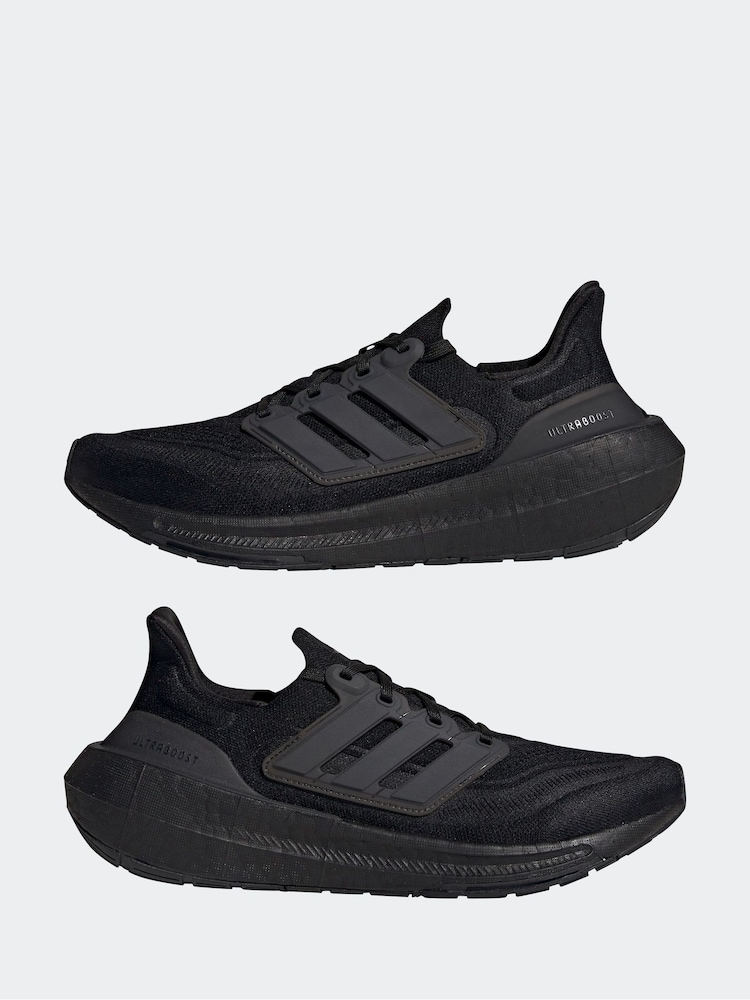 adidas Black Ultraboost Light Trainers - Image 5 of 11