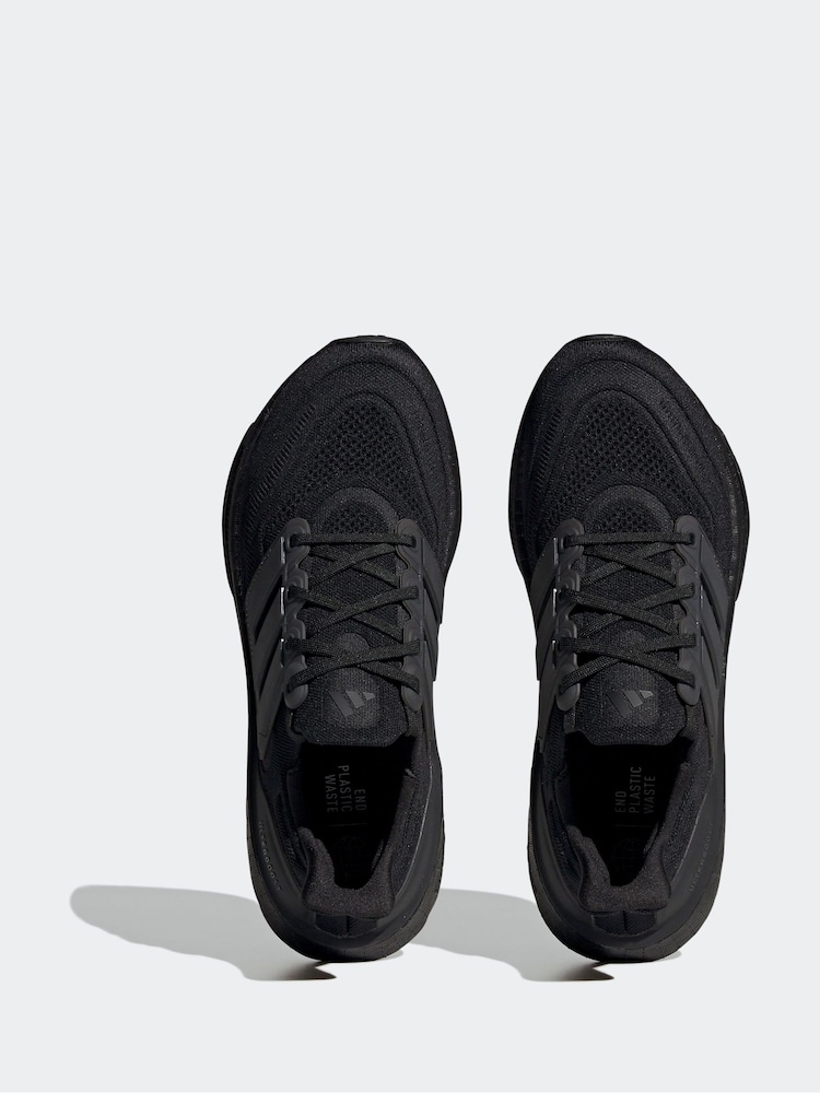adidas Black Ultraboost Light Trainers - Image 6 of 11