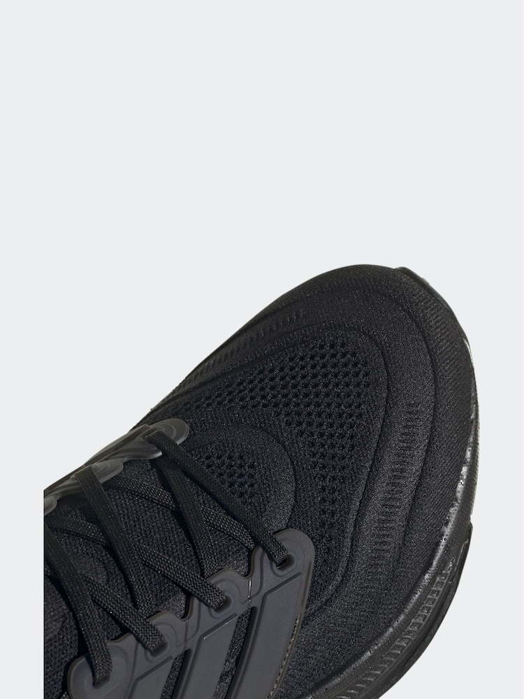 adidas Black Ultraboost Light Trainers - Image 8 of 11