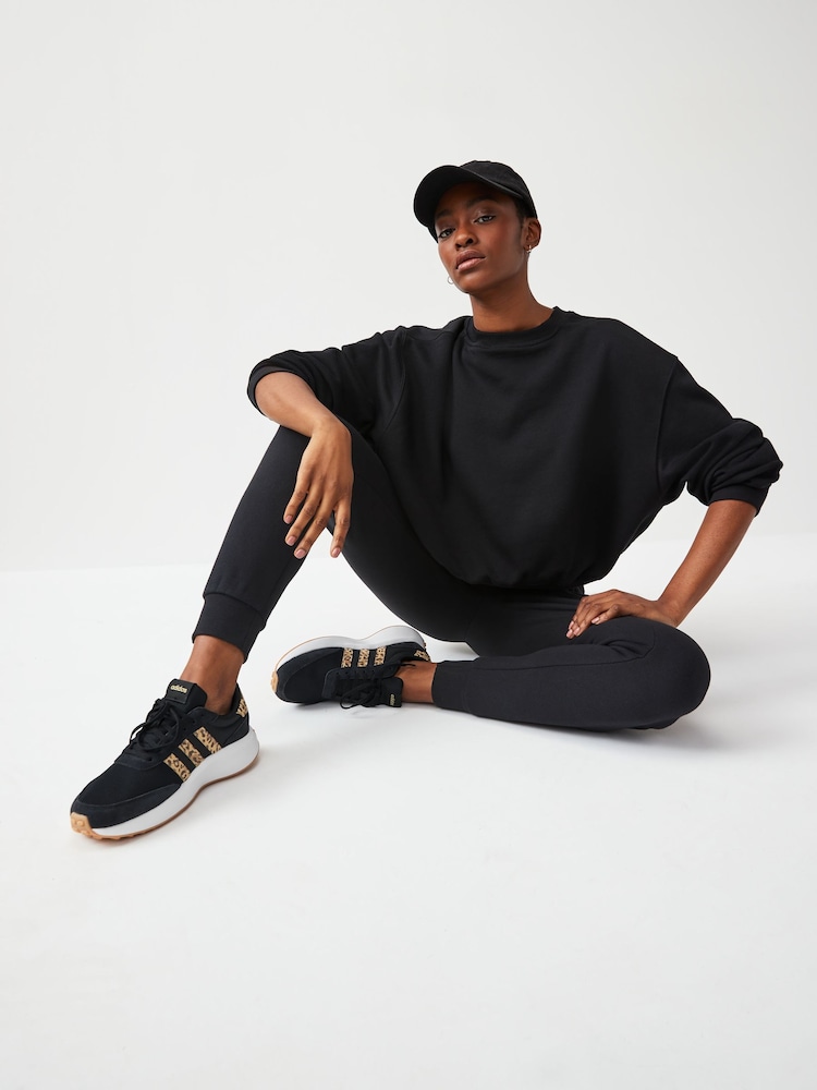 adidas Black Sportswear Run 70S Trainers - Image 2 of 9