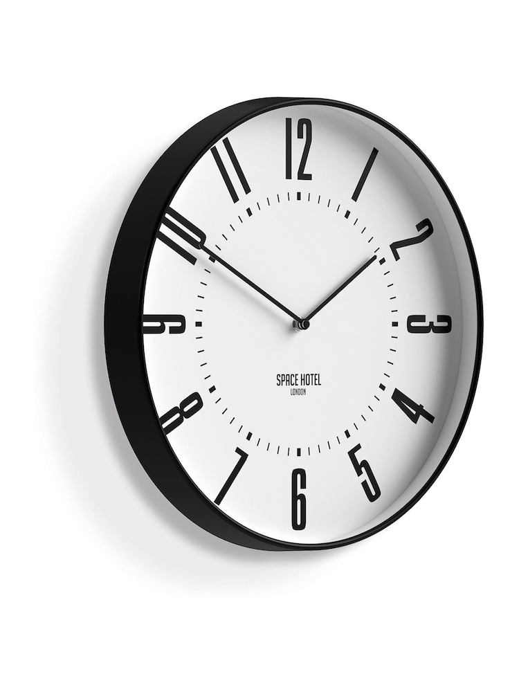Space Hotel Black Mars Dog Wall Clock - Image 4 of 4