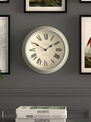 Jones Clocks Pepper Grey Venetian Wall Clock - Image 1 of 4