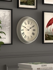 Jones Clocks Pepper Grey Venetian Wall Clock - Image 4 of 4
