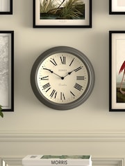 Jones Clocks Blizzard Grey Venetian Wall Clock - Image 1 of 4