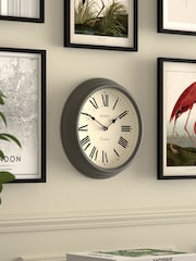 Jones Clocks Blizzard Grey Venetian Wall Clock - Image 4 of 4