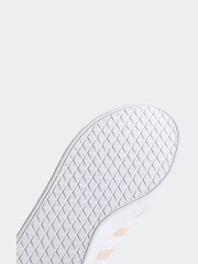 adidas Pink white VL Court 3.0 Trainers - Image 11 of 11
